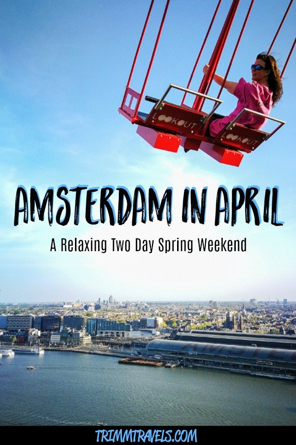 Amsterdam in April. Sounds awesome right? It is! Tulips, canal cruise, great food. I have the perfect relaxing two day spring weekend itinerary for you! #amsterdam #netherlands #holland #spring #april #weekend #itinerary #dutch #travel #destinations #europe