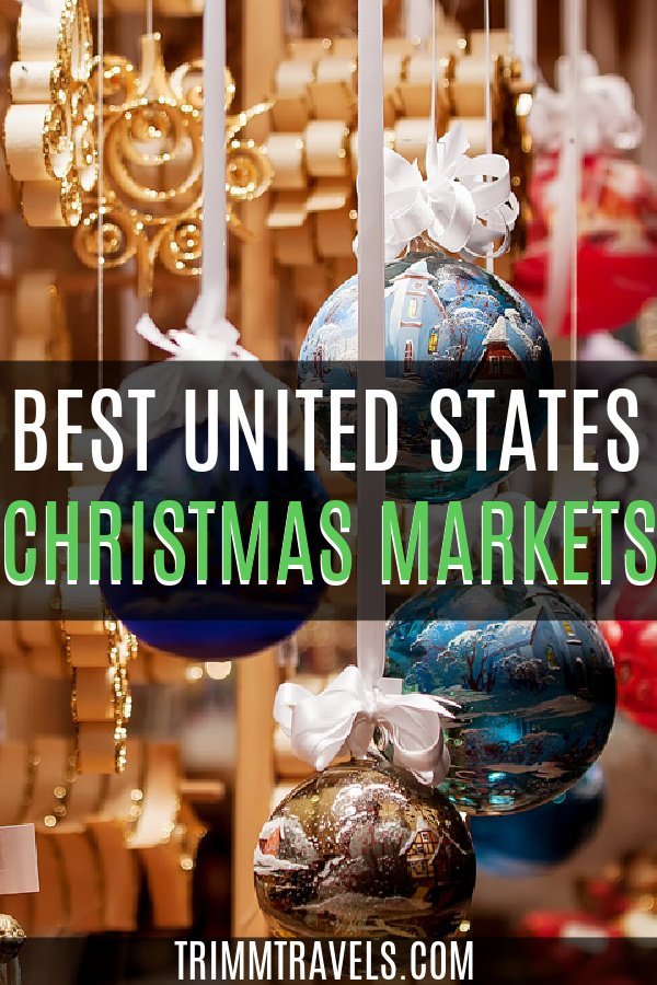 Christmas is a magical time of the year. Visiting one of these best Christmas markets in the USA is a great way to get on your holiday cheer! #christmas #holiday #markets #usa #unitedstates #travel