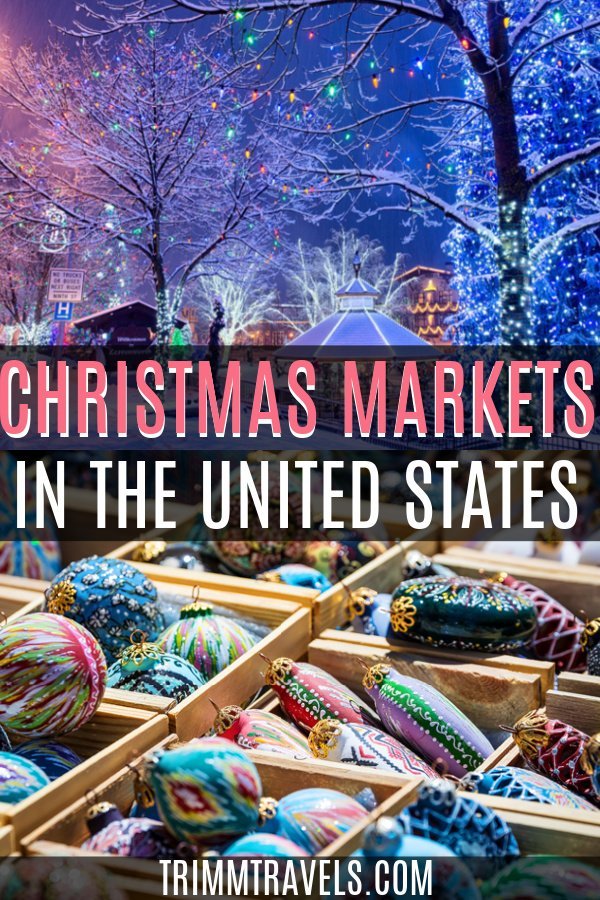 Christmas is a magical time of the year. Visiting one of these best Christmas markets in the USA is a great way to get on your holiday cheer! #christmas #holiday #markets #usa #unitedstates #travel